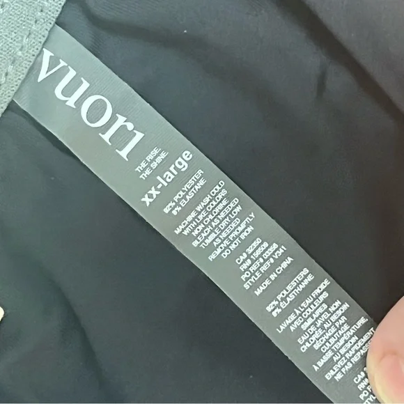 Vuori Mens Trail Shorts 6.5 Inch Inseam Lined Size XXL Black NWT $68 MSRP - Picture 2 of 6